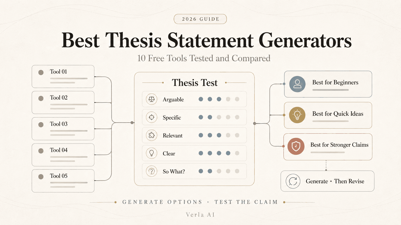 Best Thesis Statement Generators in 2026: Free Tools That Actually Work