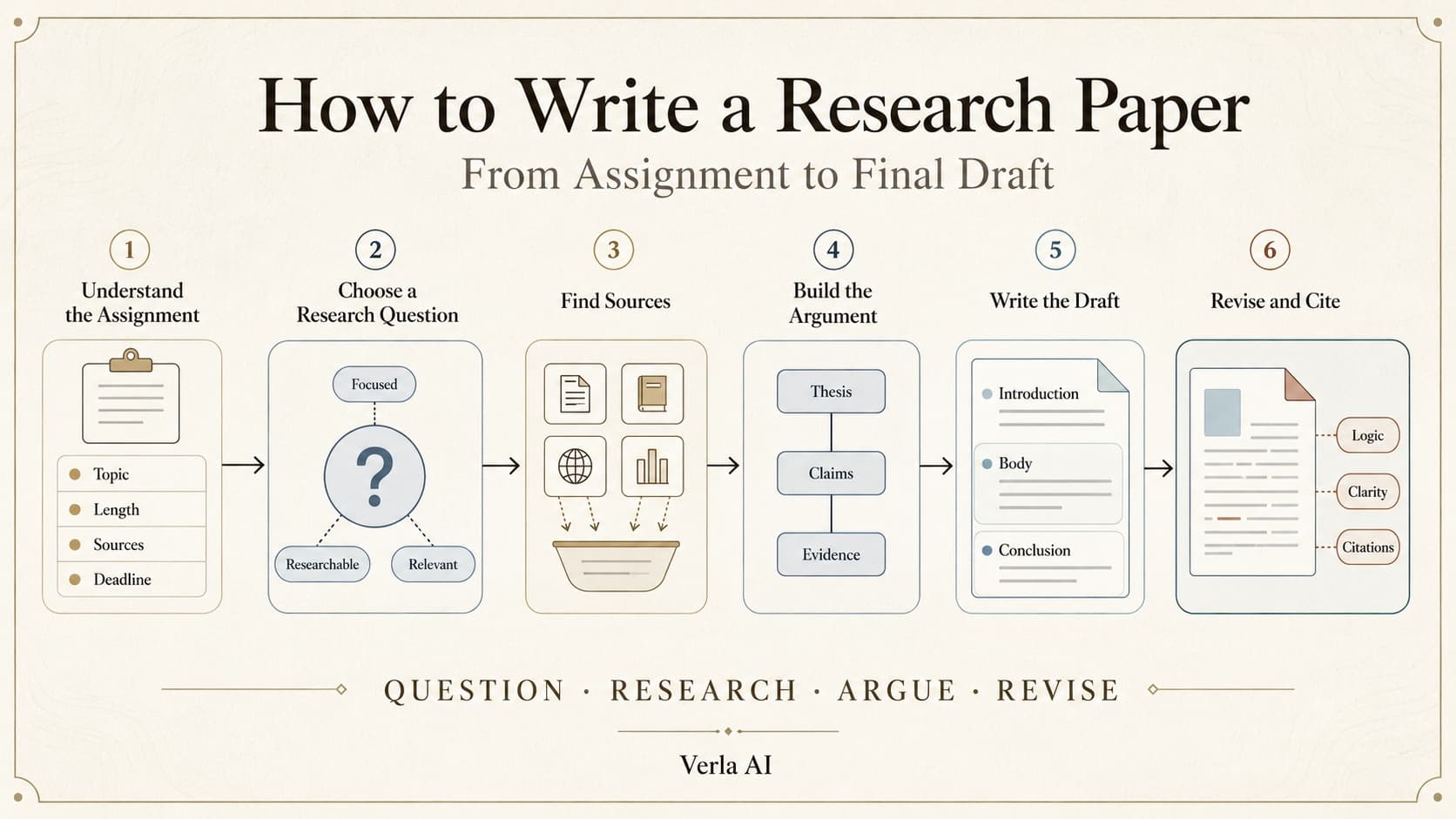 How to Write a Research Paper: From Assignment to Final Draft