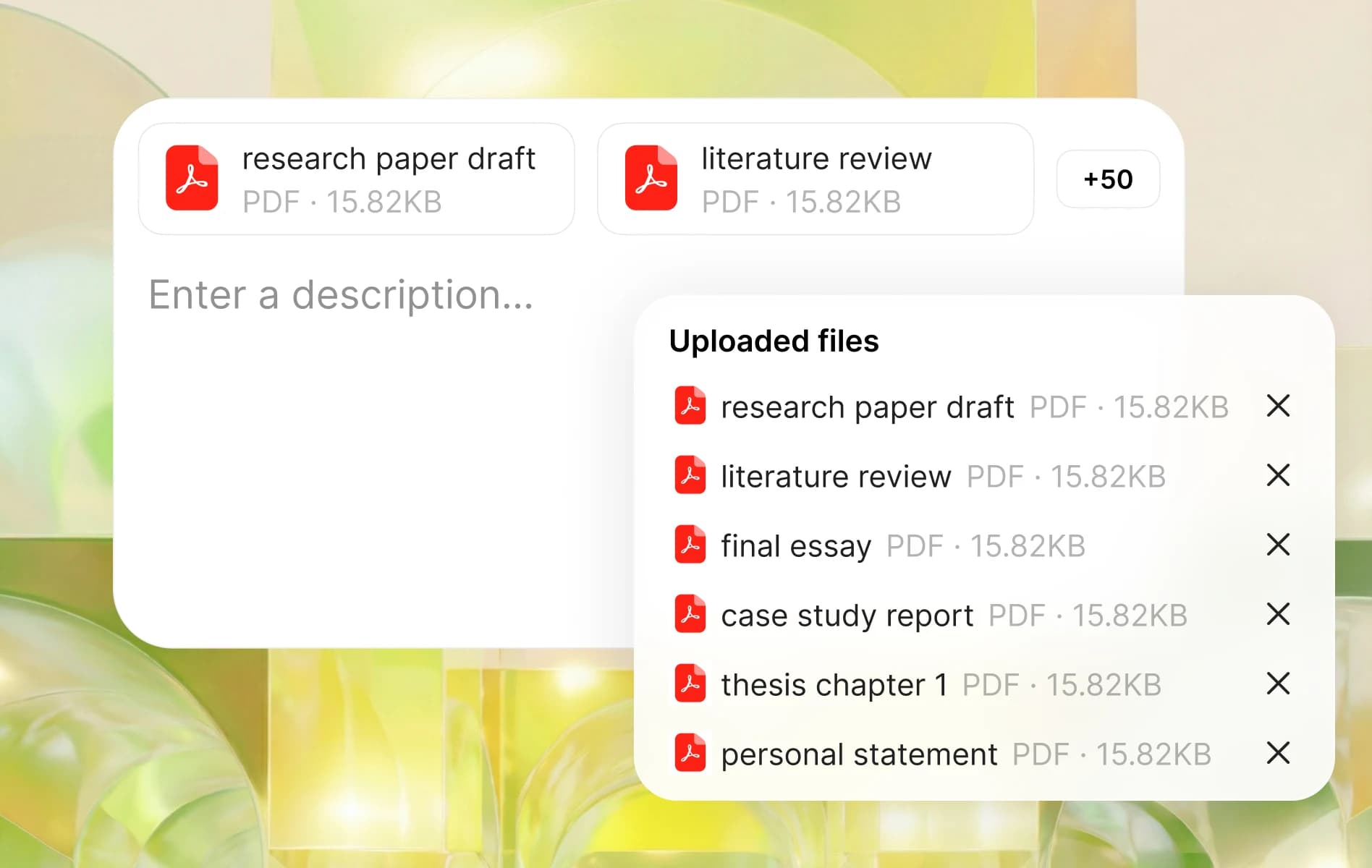 Assignment source upload preview