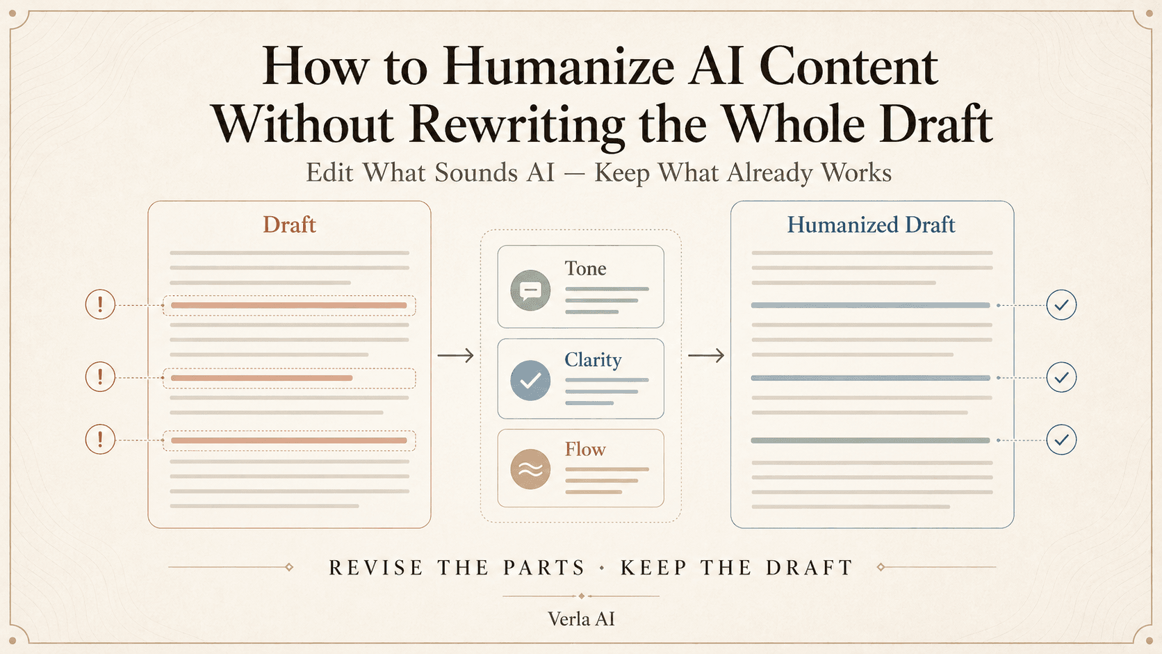 How to Humanize AI Content Without Rewriting the Whole Draft