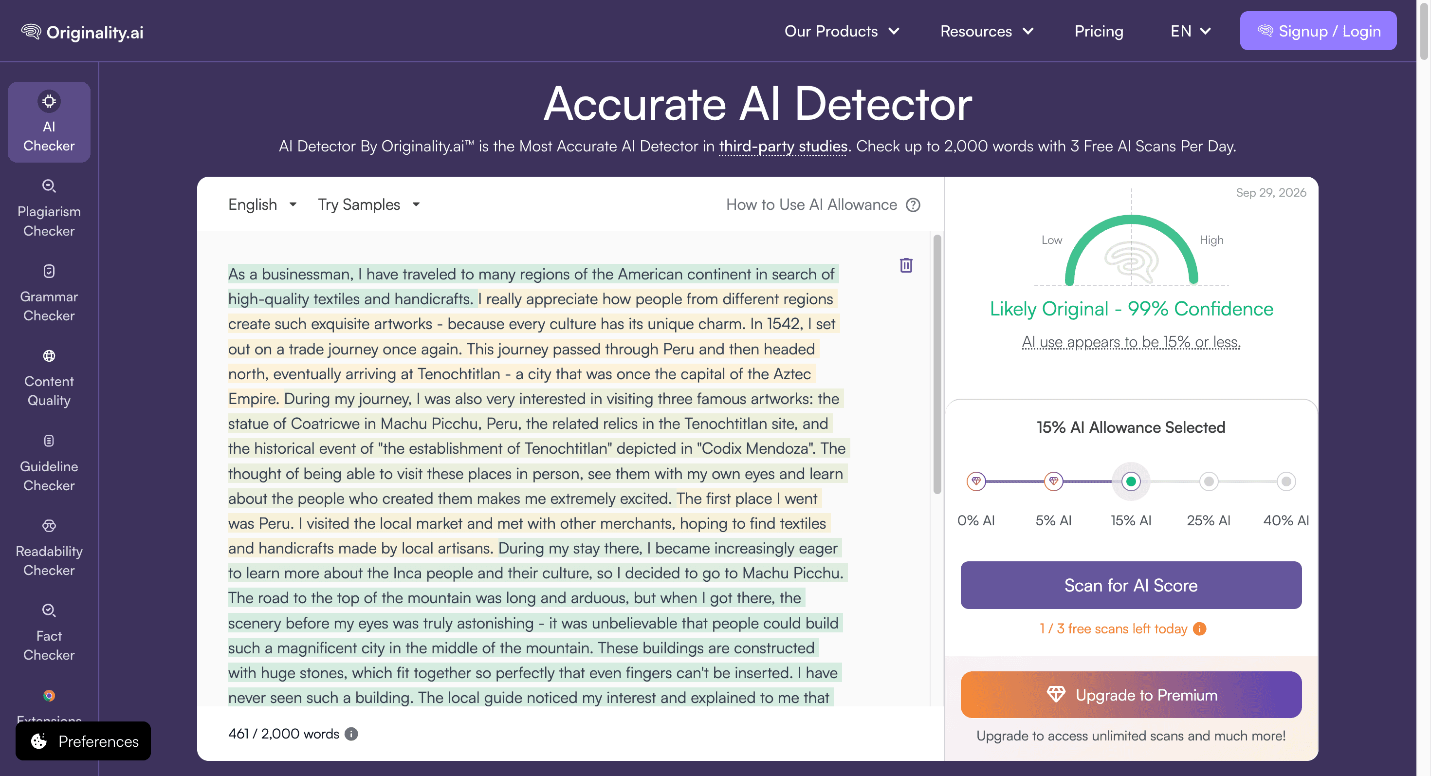 Before-and-after illustration showing Verla AI Humanizer transforming text from 100% AI GPT to 0% AI GPT, with Turnitin, ZeroGPT, and GPTZero detector checks