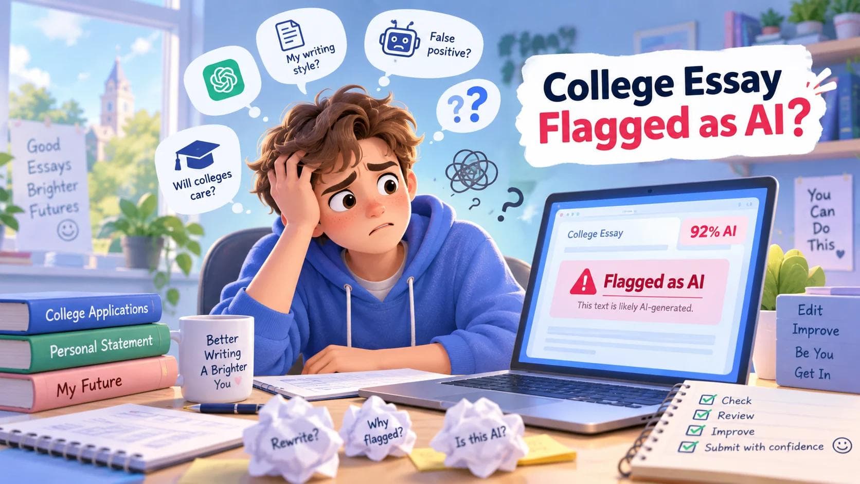 How to Avoid College Essay Flagged as AI