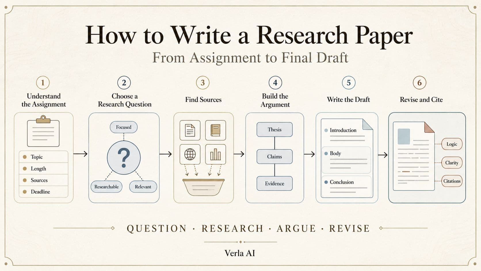 How to Write a Research Paper: From Assignment to Final Draft