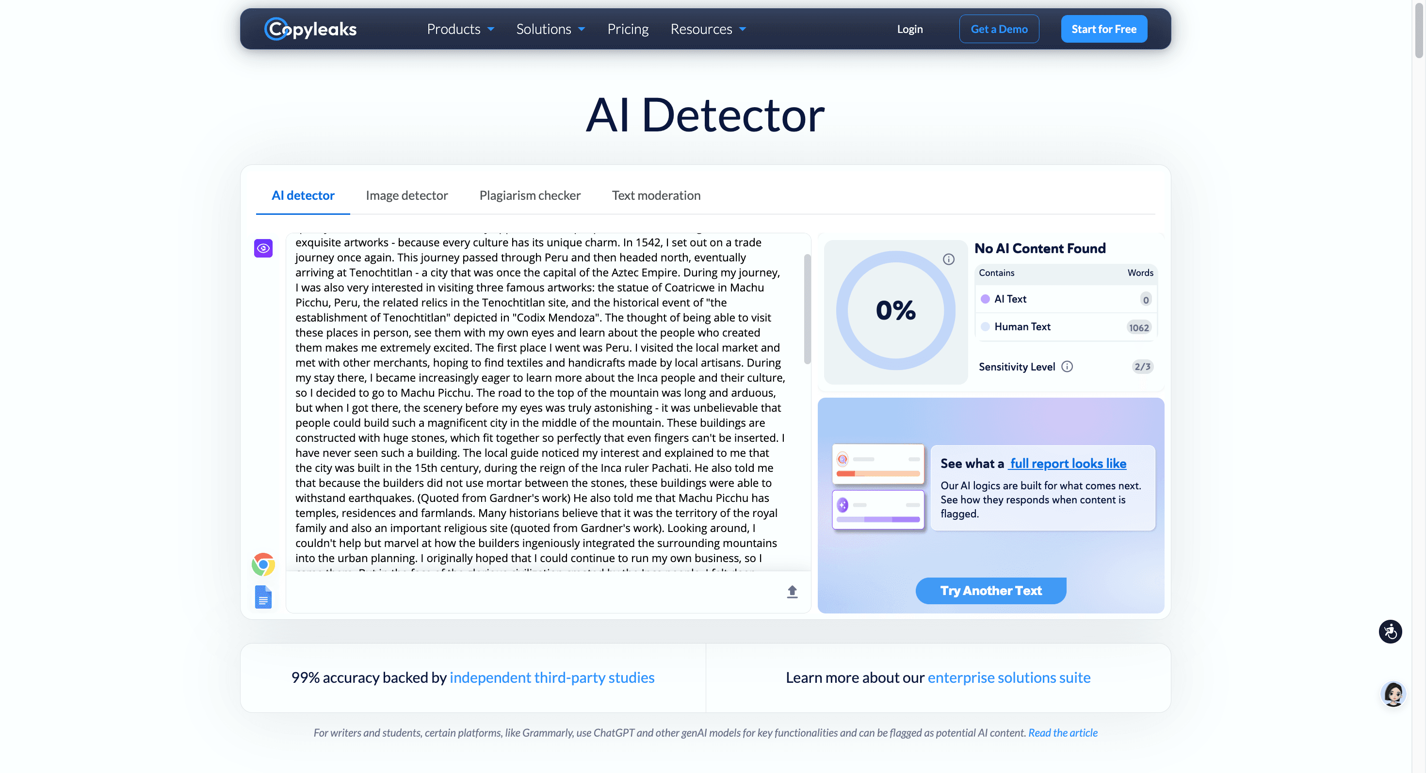 Before-and-after illustration showing Verla AI Humanizer transforming text from 100% AI GPT to 0% AI GPT, with Turnitin, ZeroGPT, and GPTZero detector checks