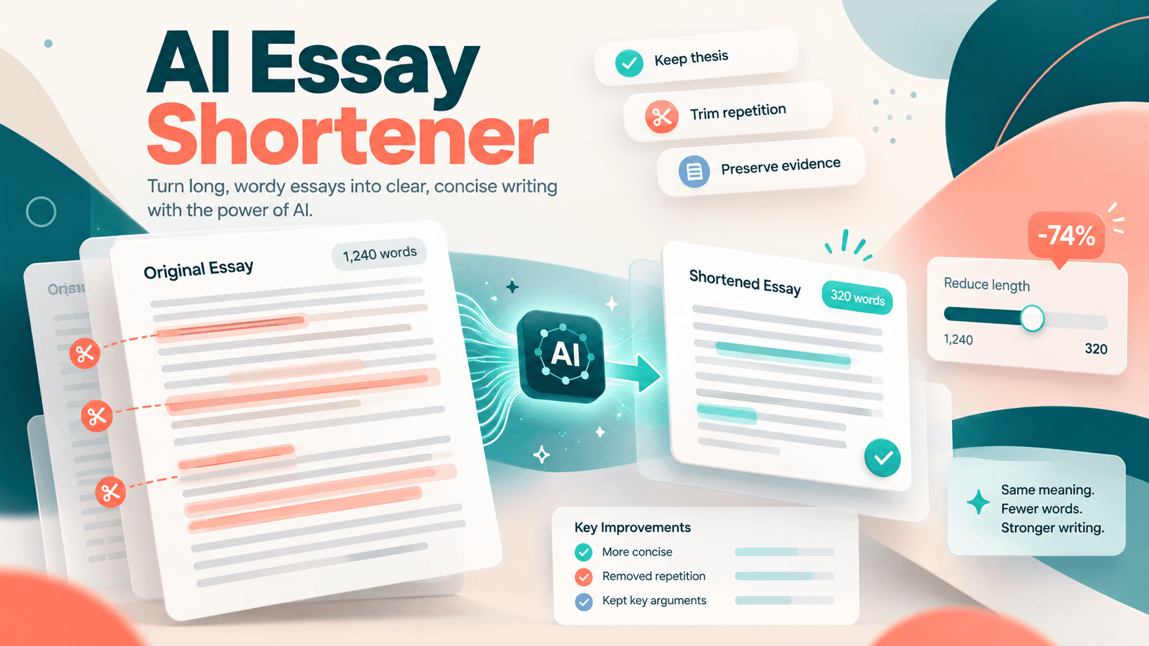 Best AI Essay Shortener Tools for College Students