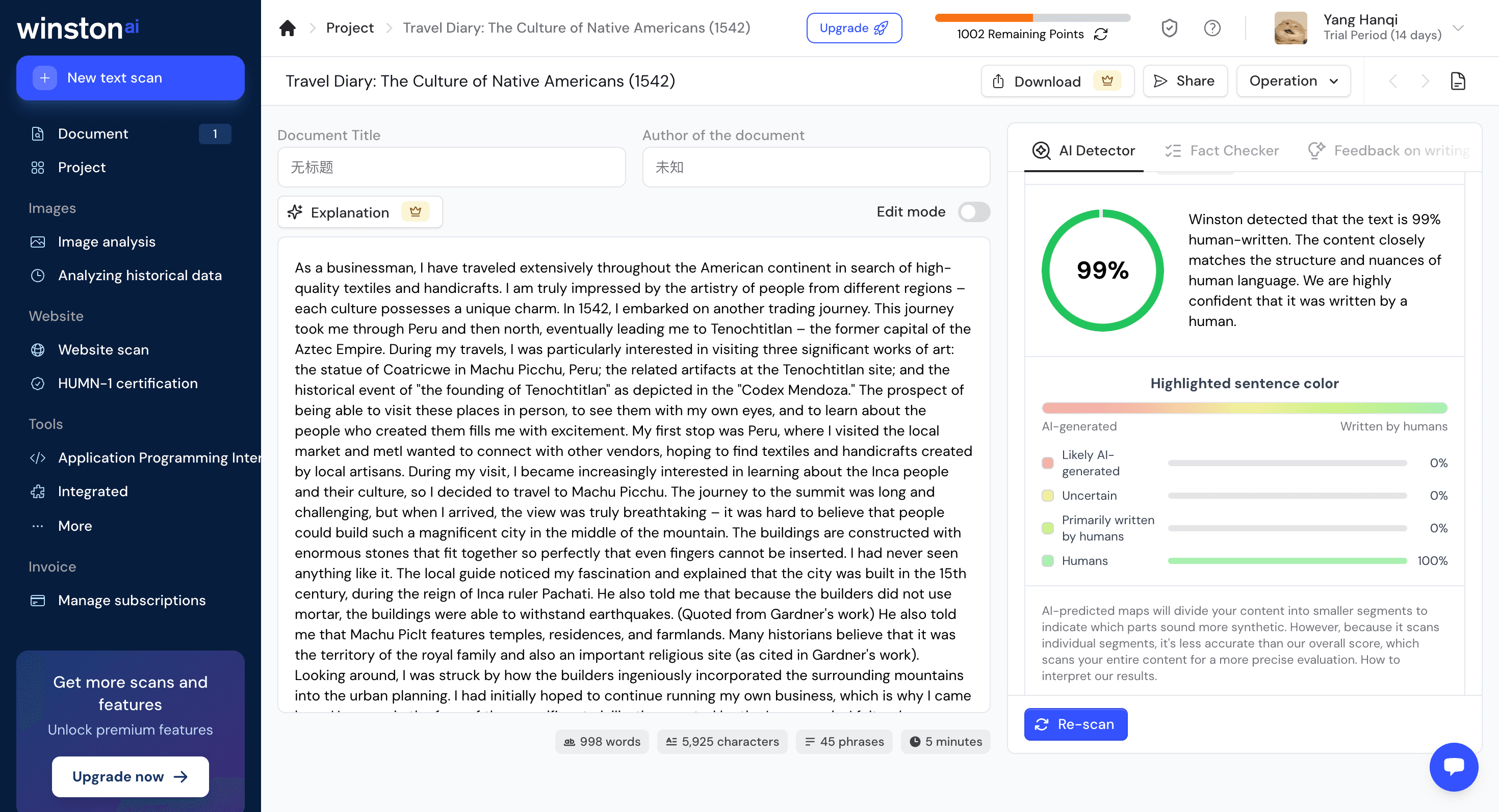 Before-and-after illustration showing Verla AI Humanizer transforming text from 100% AI GPT to 0% AI GPT, with Turnitin, ZeroGPT, and GPTZero detector checks